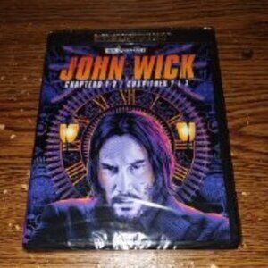 John Wick Chapters 1-3 (4K Ultra HD, 2020, Canadian) Keanu Reeves